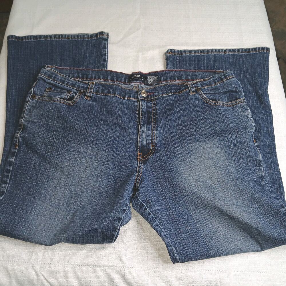 Bailey's Point dark wash blue denim petite Woman's Sz 17/18